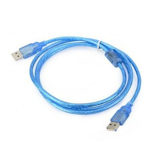Dây usb 2 đầu đực xanh 1.5m