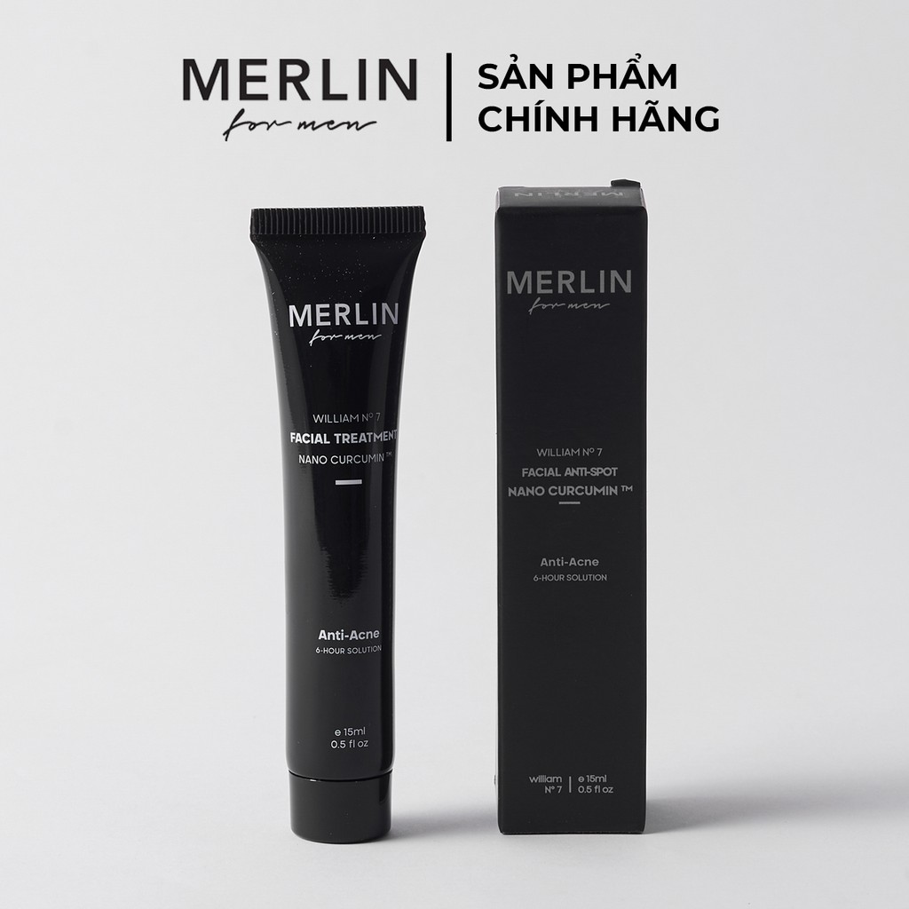 Merlin Facial Treatment - Kem Chấm Mụn Nano Curcumin 15ml | BigBuy360 - bigbuy360.vn