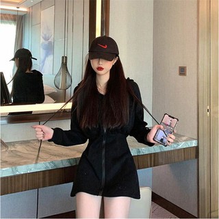 [Order] Váy nỉ có mũ dáng chữ A ngắn siêu cá tính