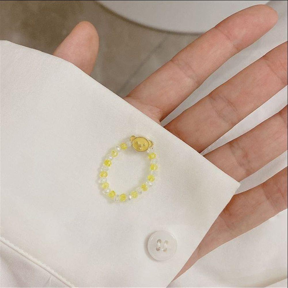 Nhẫn Acrylic Co Giãn Màu Kẹo Ngọt Phong Cách Bohemian Dễ Thương Thời Trang Cho Nữ WMES15H