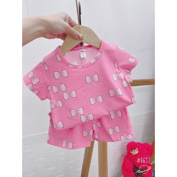Bộ cộc tay hè hàng xuất cho bé trai bé gái