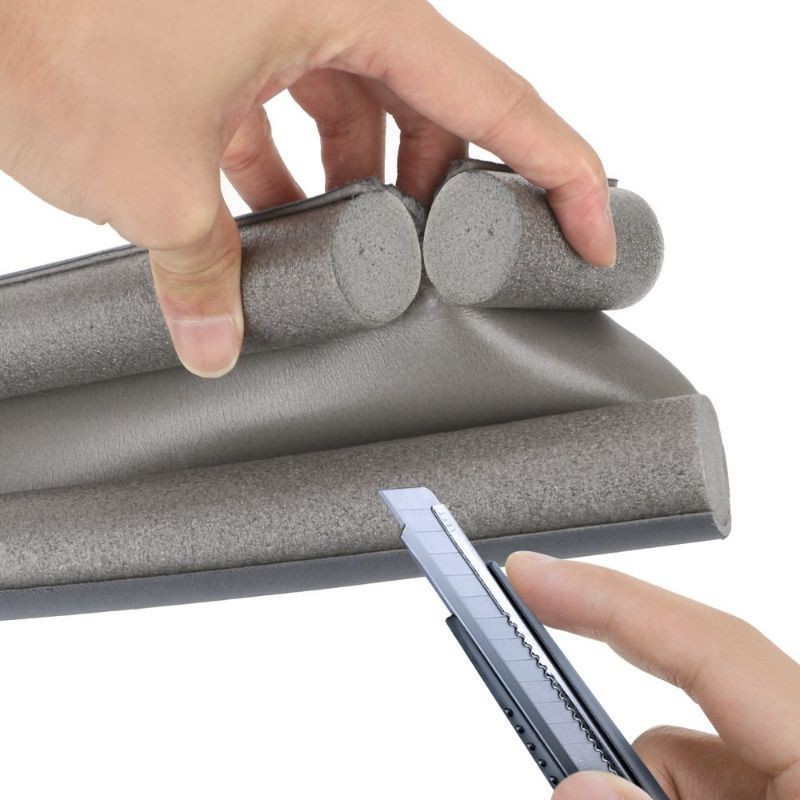 Thanh Mút Xốp Chèn Cửa Cách Âm Chống Ồn - Nẹp Mút Xốp 1m Cách Âm, Ngăn Côn Trùng, Chống Kẹt Tay Chân Bé