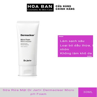 Sữa Rửa Mặt Dr Jart+ Dermaclear Micro pH Foam