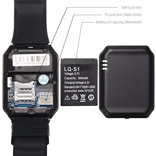 Pin đồng hồ thông minh smartwatch LQ-S1 DZ09