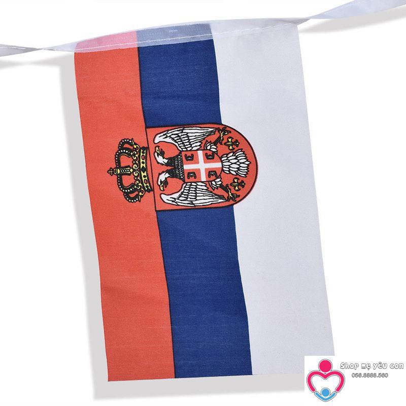 Dây 100 Cờ Các Nước - Cờ dây Quốc Kỳ các nước