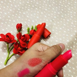 Son mat te 2 màu hồng - đỏ