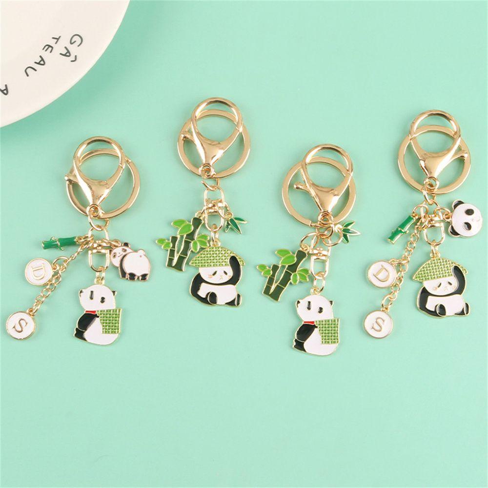 Móc Khóa Hình Gấu Trúc Dễ Thương Giá Đỡ