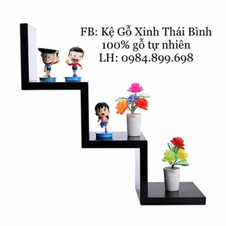 Kệ gỗ treo tường hình bậc thang (KGTTHBT)