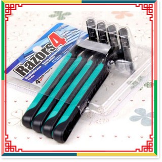Bộ 4 dao cạo râu razors 3 lưỡi