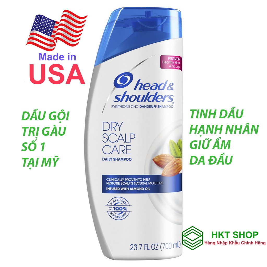 [USA] Dầu gội Head&Shoulders (H&S) Mỹ 700ml - HKT Shop