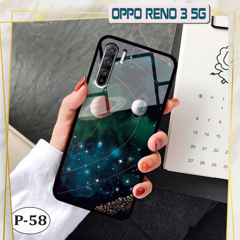 Ốp lưng kính OPPO Reno 3 5G/ Find X2 Lite- hình 3D