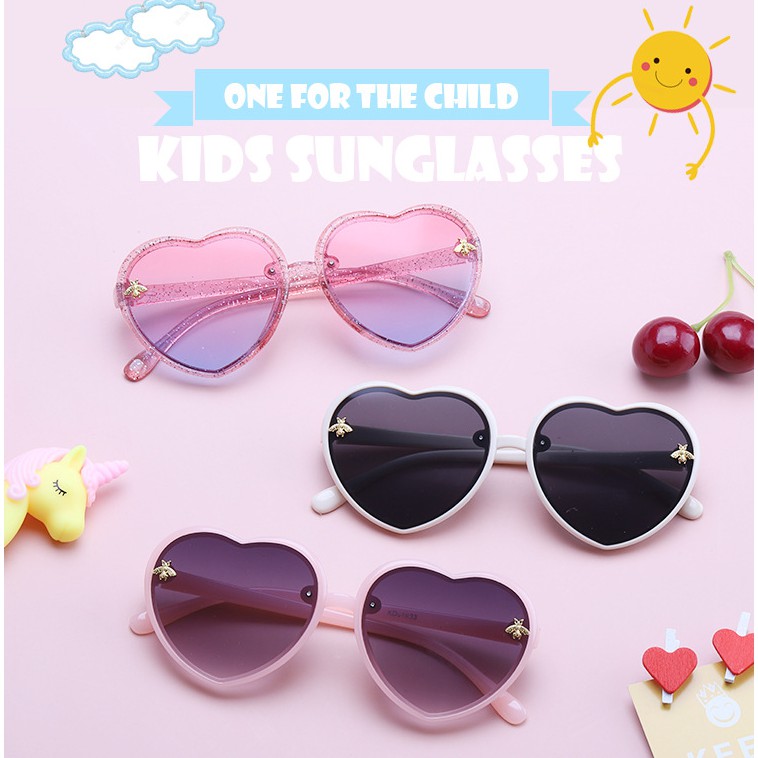 Kính mát kiểu dáng mèo dễ thương thời trang cho bé