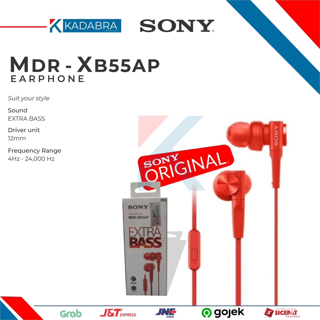 Tai Nghe Nhét Tai Sony Mdr-Xb55Ap / Xb 55ap 12 Tháng Chất Lượng Cao