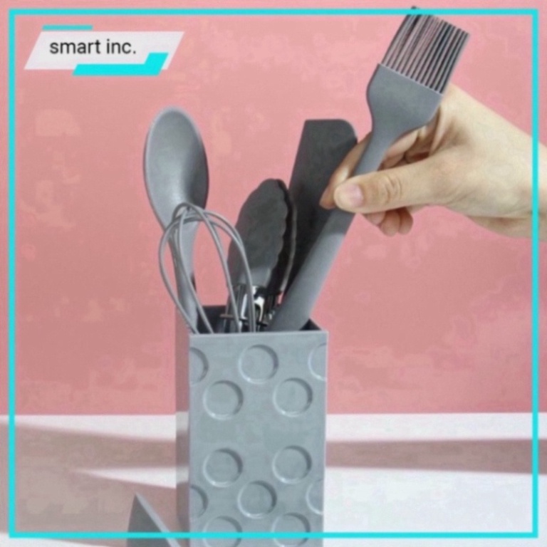 Cây Đánh Trứng Phới Trộn Bột Spatula Dụng Cụ Làm Bánh Làm Bếp Silicon 8 Món