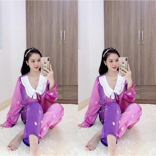 Bộ pizama lụa