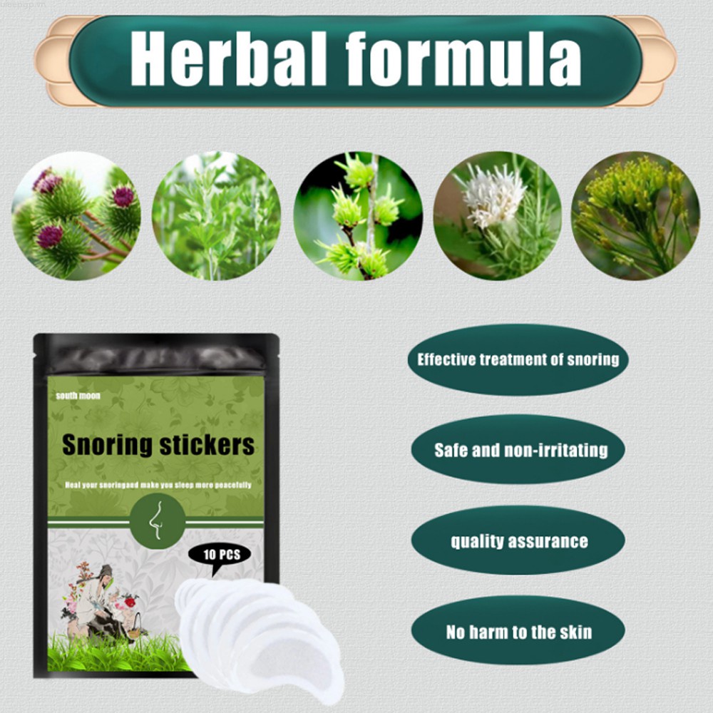 [Hàng mới về] Set 10 miếng dán chống ngáy khi ngủ