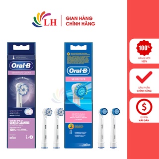 Đầu bàn chải thay thế bàn chải điện Oral-B Sensitive Clean (Set 2 cái) - Dùng cho răng nhạy cảm