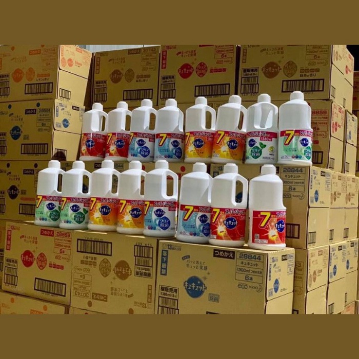 Nước rửa bát đậm đặc Kyukyuto KAO 1380ml - NỘI ĐỊA NHẬT BẢN GIÁ CỰC RẺ