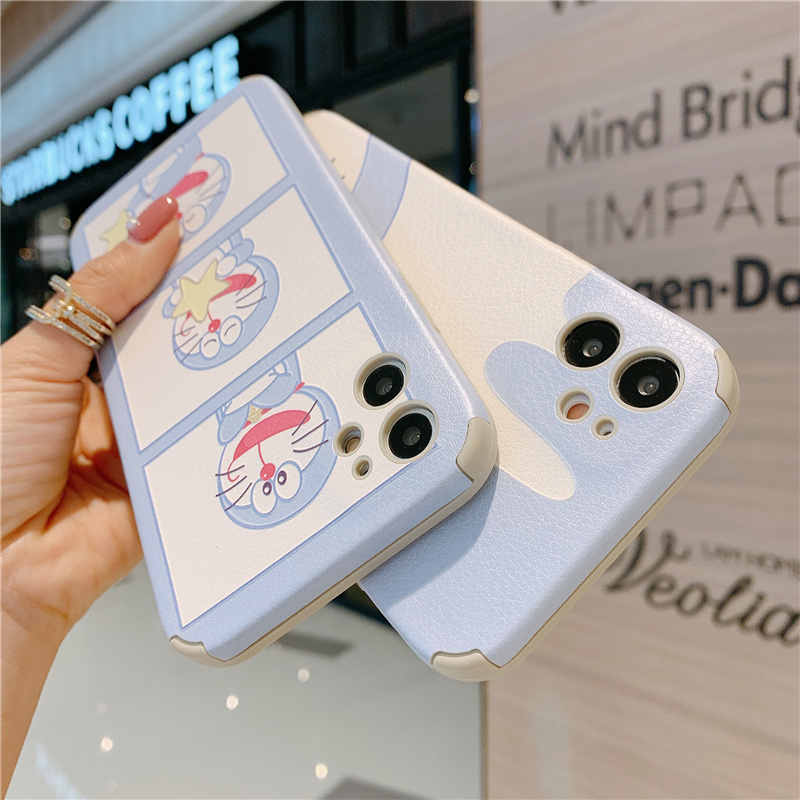 Ốp Lưng Mềm In Họa Tiết Doraemon Cho Iphone 12 Pro Max I11 X Xr 7 8 Plus | BigBuy360 - bigbuy360.vn