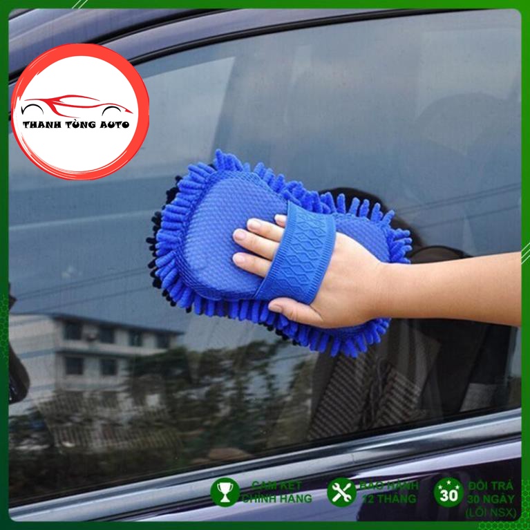 Găng tay rửa xe sợi Microfiber mẫu 2 cho ô tô
