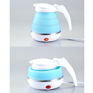 Ấm đun nước siêu tốc bằng silicon có thể gấp gọn tiện lợi