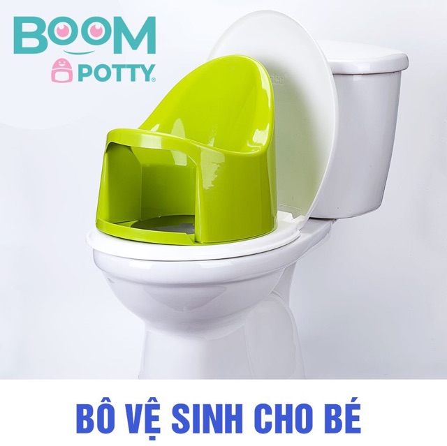 [+ QUÀ TẶNG ] Bô cho bé ,Bô Boom Potty vệ sinh cho bé từ 7 tháng đến 4 tuổi