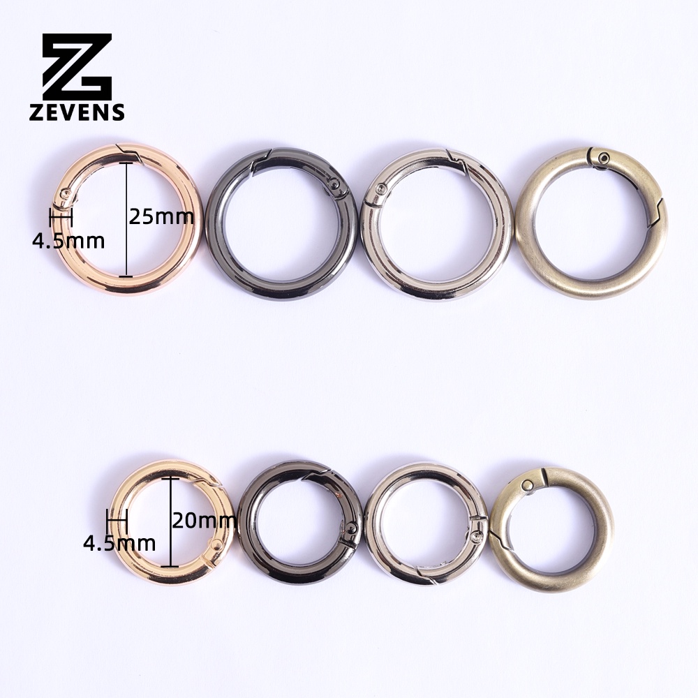 Vòng Khóa Chữ O Bằng Kim Loại Chuyên Dụng Cho Túi Xách Da DIY