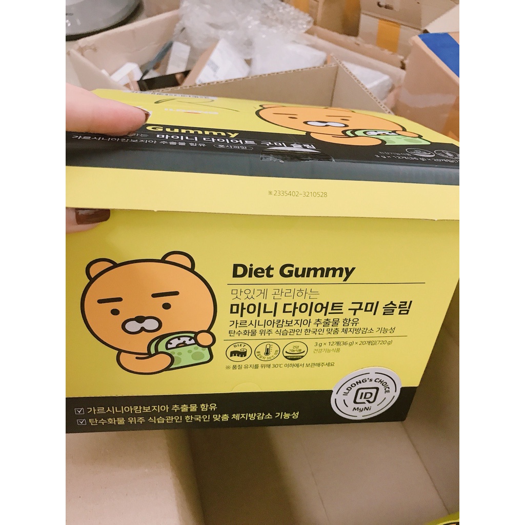 Kẹo Dẻo Giảm Cân Đẹp Da Myni Diet Gummy-  Viên Nhai Giảm Cân Myni Diet Gummy Giữ Dáng