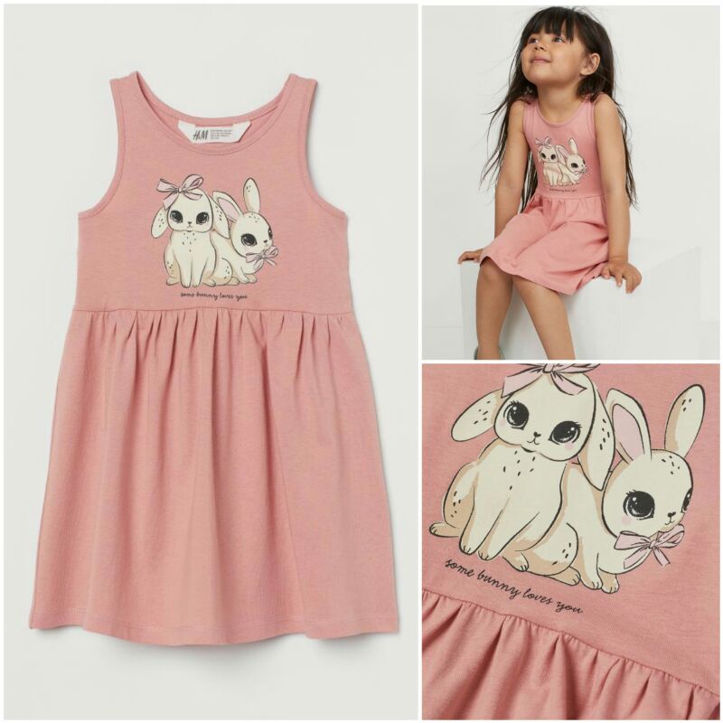 Váy cotton HM JAPAN chính hãng sz từ 1.5-2y đến 12-14y