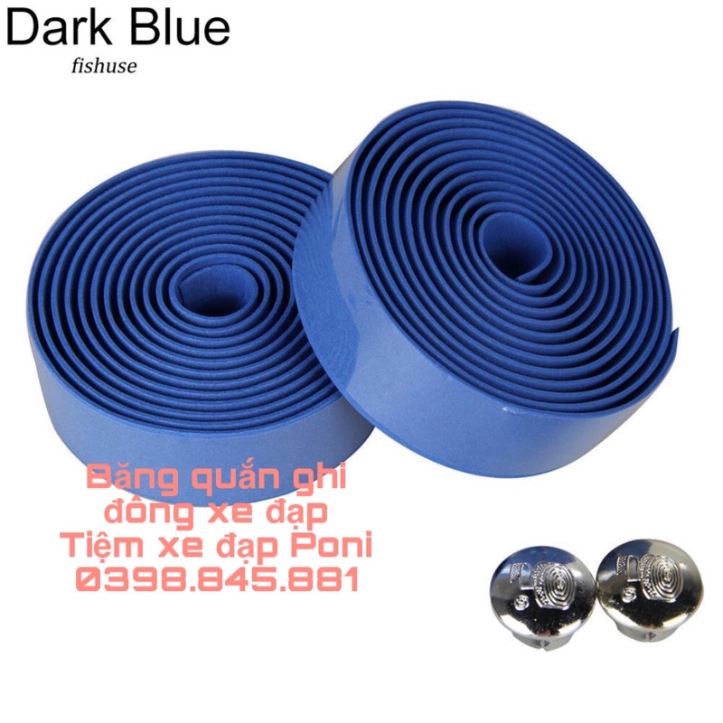 Bộ 2 băng quấn ghi đông/tay lái xe đạp thể thao cao su tiện lợi