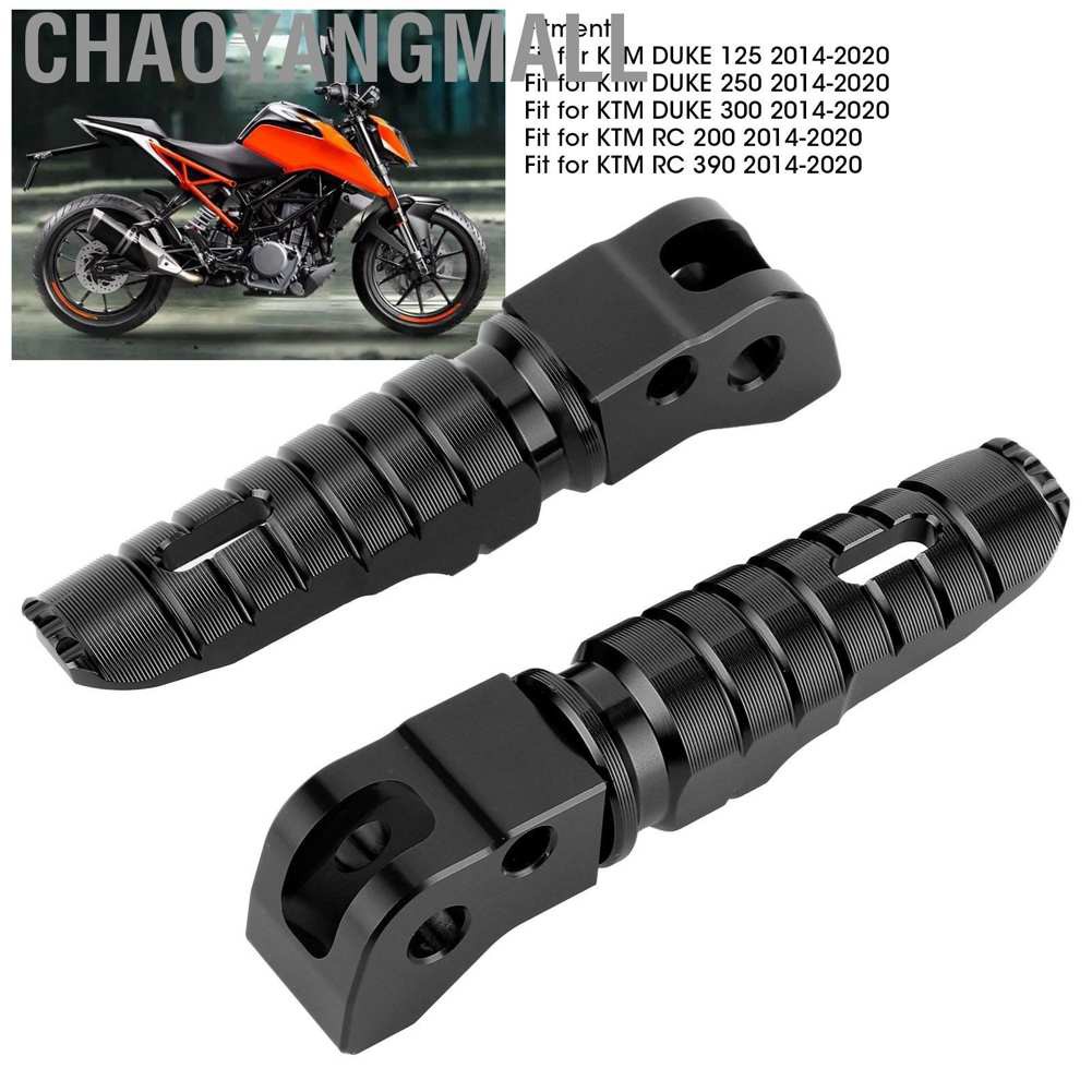 1 Cặp Gác Chân Hợp Kim Nhôm Cho Xe Mô Tô Ktm Duke125 / 250 / 300 Rc200 / 390 2014 +