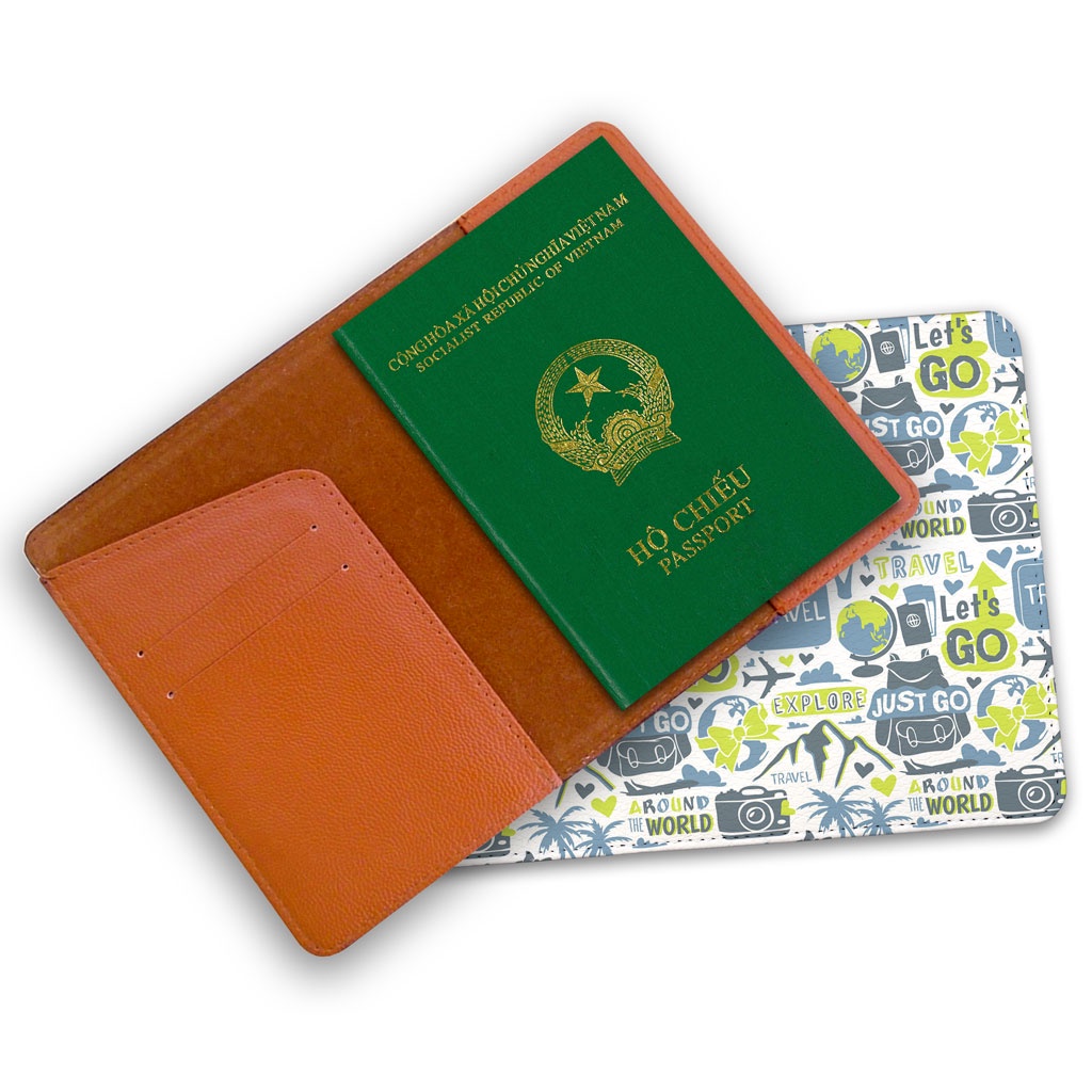 Bao Da Hộ Chiếu/Passport Du Lịch Nam - Nữ  JUST GO TRAVEL - PPT081 STORMBREAKER