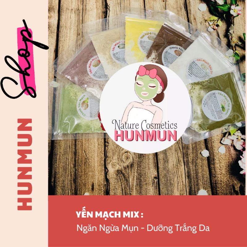 Yến Mạch Dưỡng Da Mix HUNMUN Handmade