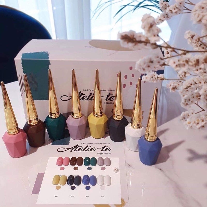 Sơn gel Estemio chính hãng Hàn Quốc set Atelie