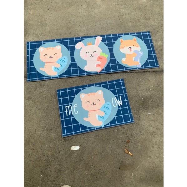 BỘ 2 thảm bêp