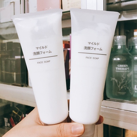 Sữa rửa mặt dịu nhẹ  Muji Nhật Bản cao cấp