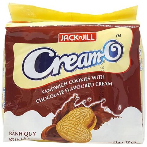 Bánh quy nhân kem socola Cream-O gói 85g