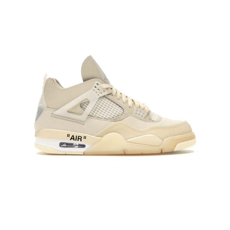 Giày thể thao AIR JORDAN 4 RETRO SAIL X OFF WHITE