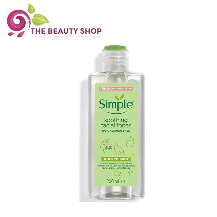 [BẢN MỚI] Nước hoa hồng Simple Soothing Facial Toner 200ml