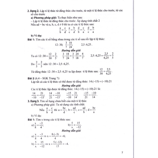 Sách - Hướng dẫn học và giải các dạng bài tập toán 7 tập 2 - Kết nối tri thức