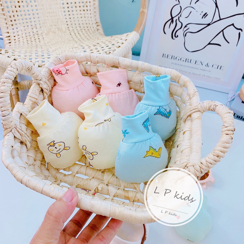 Combo 2 ĐÔI BAO TAY THUN PETIT MỀM MỊN cho bé 4BT01