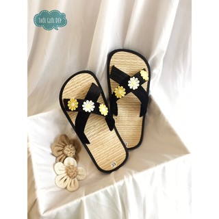 [Độc Quyền] DÉP CHIẾU HANDMADE || Hình thật 100%
