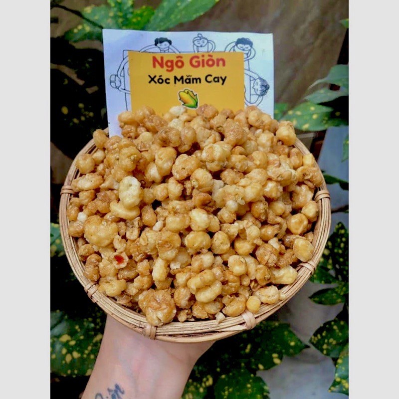 Ngô giòn xóc mắm cay