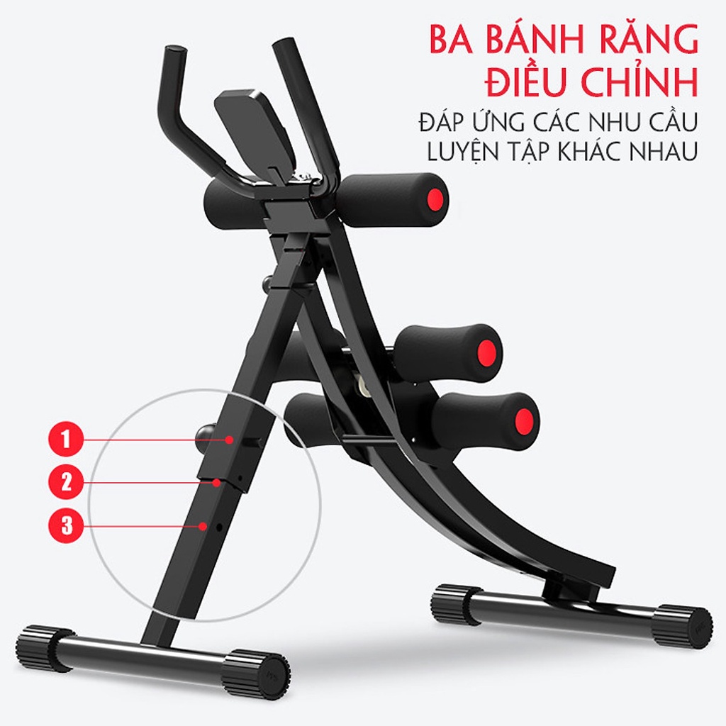 Máy tập Gym đa năng Jobur - tác động đồng thời lên cơ bụng, lưng, tay, ngực, hông, eo - nhanh chóng định hình vóc dáng