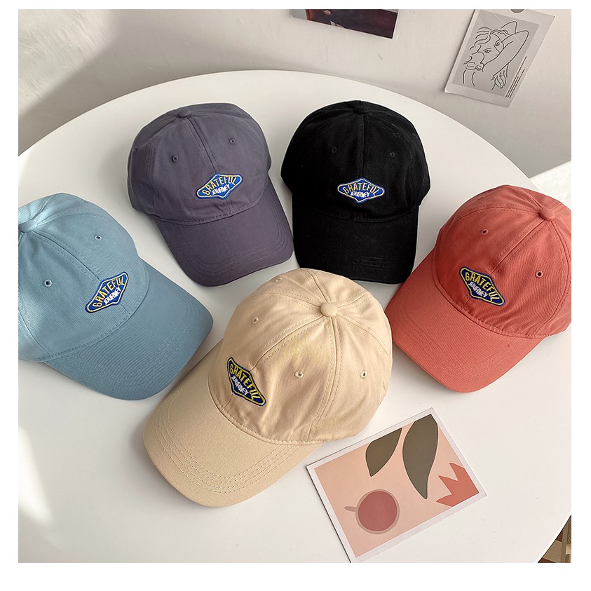 Mũ nón lưỡi trai bóng chày grateful unisex cá tính phong cách Hàn Quốc – LOPDOP OFFICAL