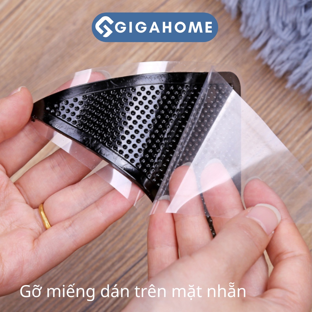 Set 4 Miếng Dán Cố Định Thảm, Lót Ghế Chống Trơn Trượt GIGAHOME Hình Tam Giác 2290