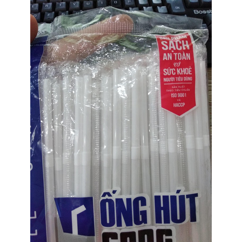 Set 5 gói Ống hút cong có màng bọc PHI 5