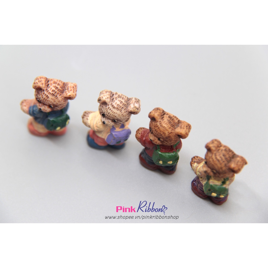 [Set 5c] Gấu nhựa nhí vintage