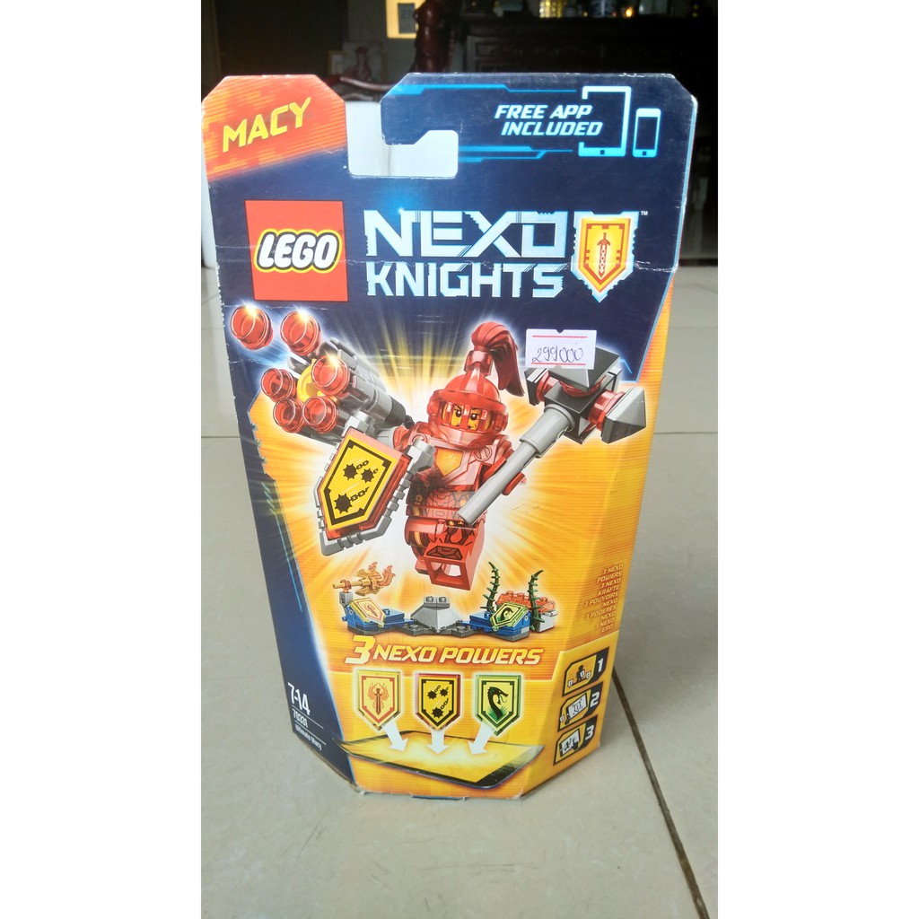 (Chính hãng) Mô Hình LEGO Nexo Knights - Hiệp Sĩ Macy 70331 (101 Mảnh Ghép)