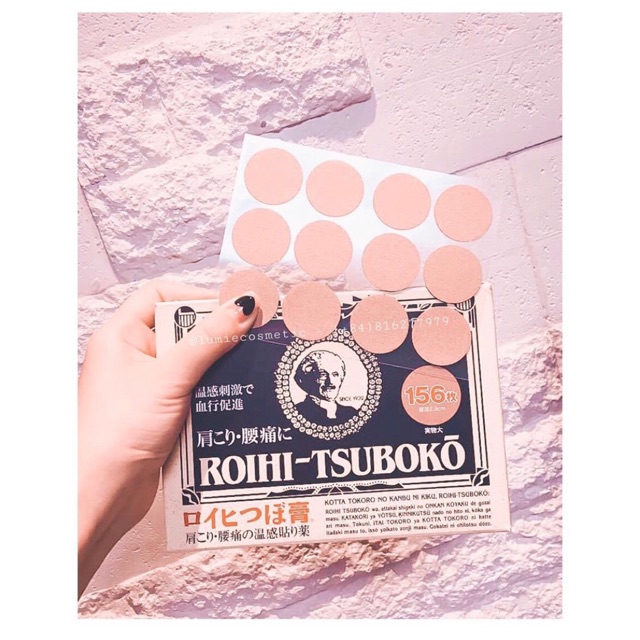 [HÀNG NỘI ĐỊA NHẬT] miếng dán huyệt đạo Roihi Tsuboko